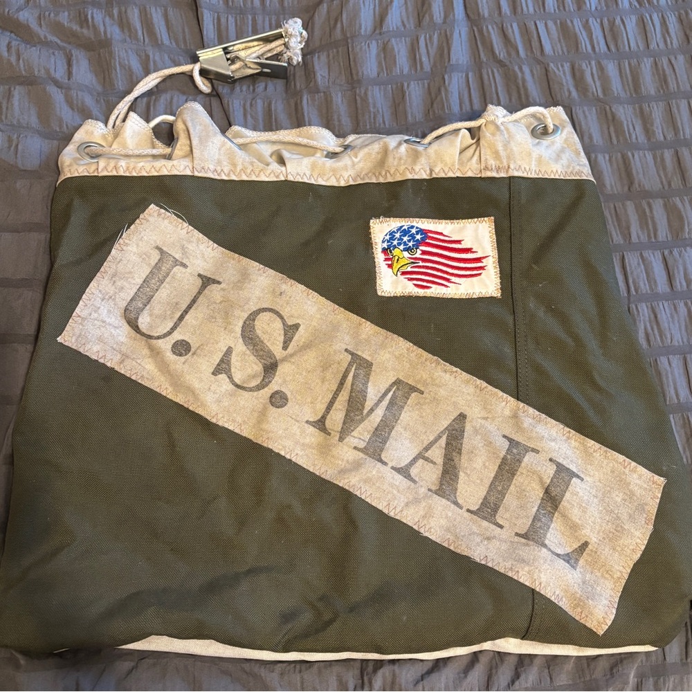 Original Mailbag Upcycled to a roomy tote!